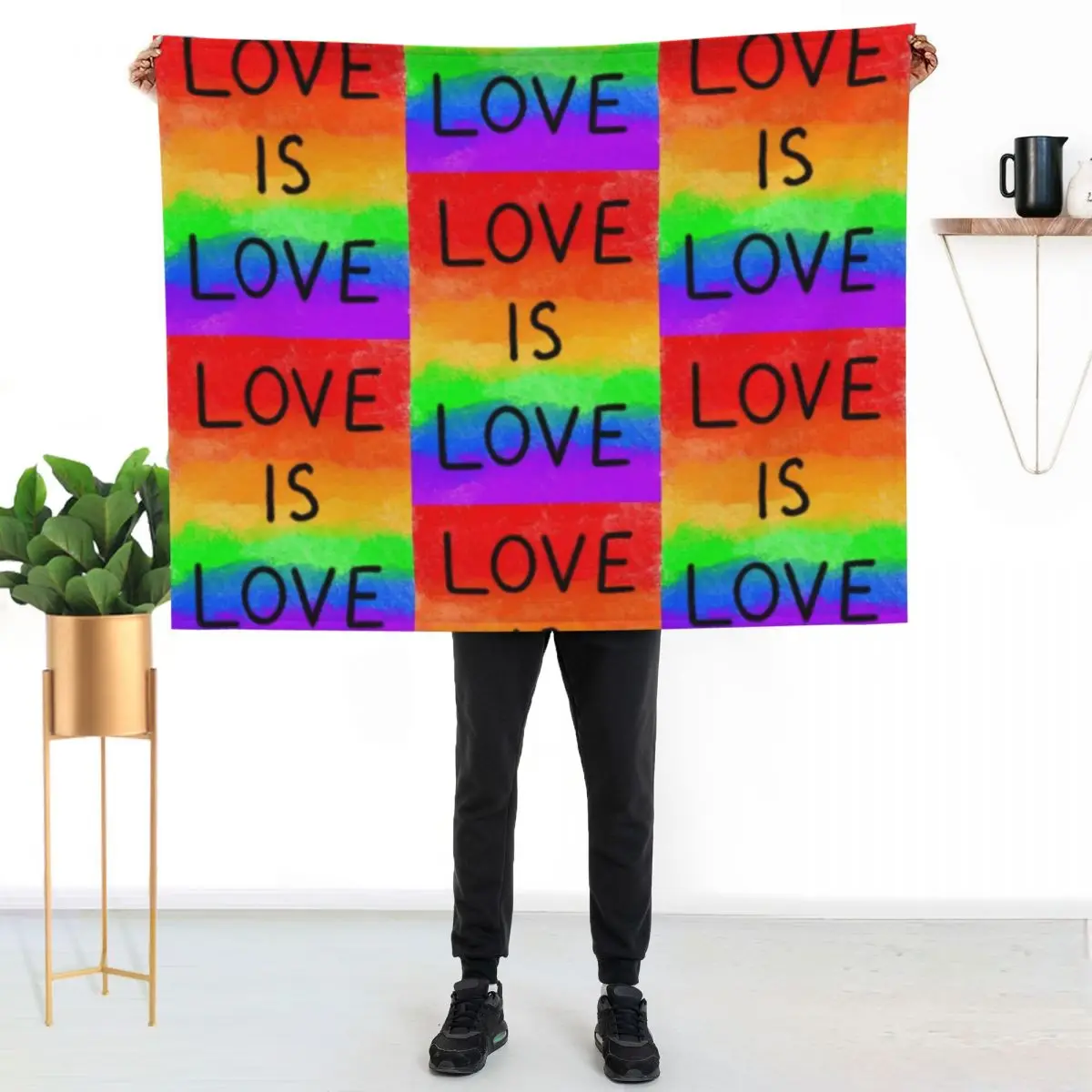 Love Is Love- Pride Throw Blanket Portable Lightweight Blanket for Travel Camping
Love Is Love- Pride Throw Blanket Portable Lightweight Blanket for Travel Camping