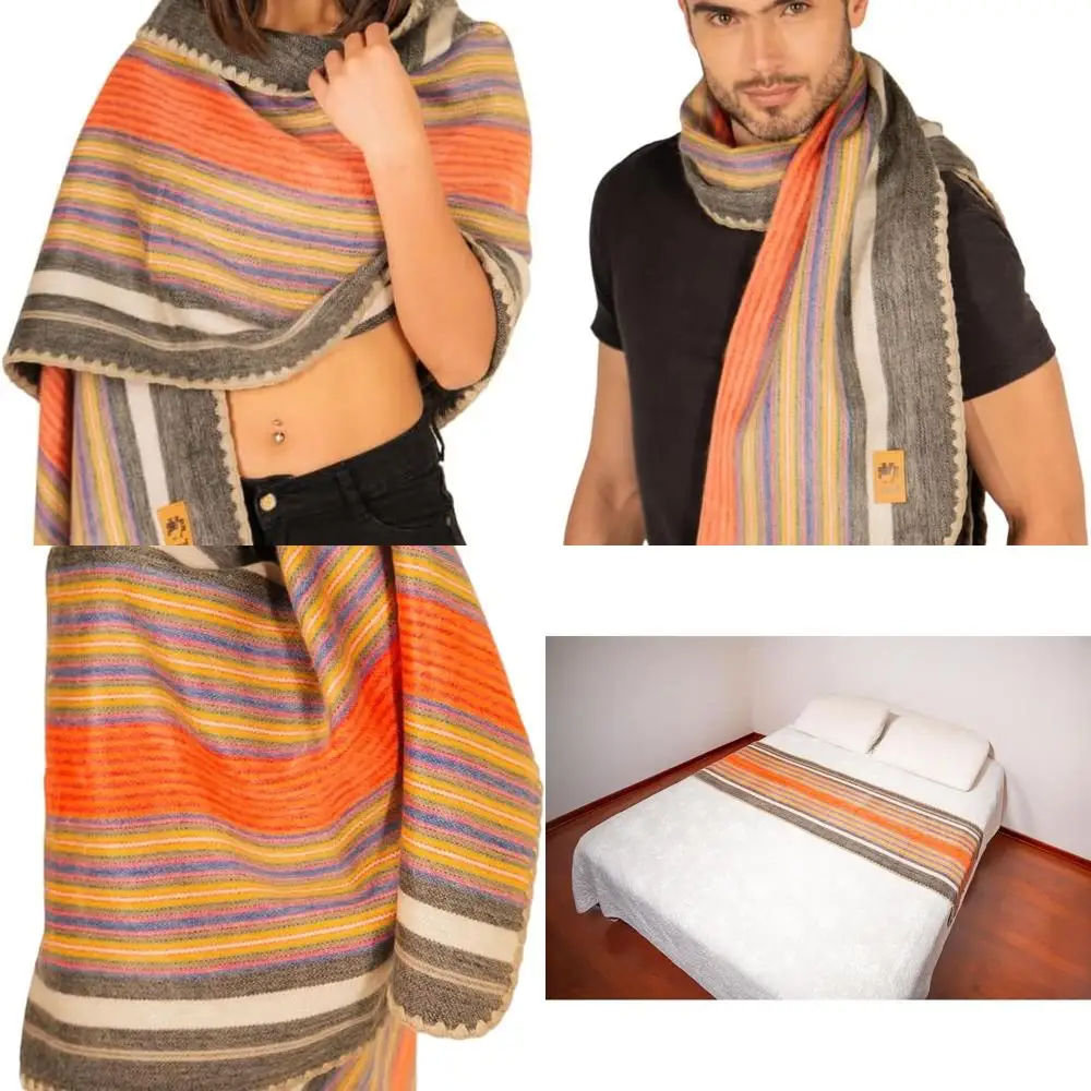 Шаль унисекс из 70% шерсти альпаки — стильное одеяло-шаль для мужчин и женщин
Шаль унисекс из 70% шерсти альпаки — стильное одеяло-шаль для мужчин и женщин