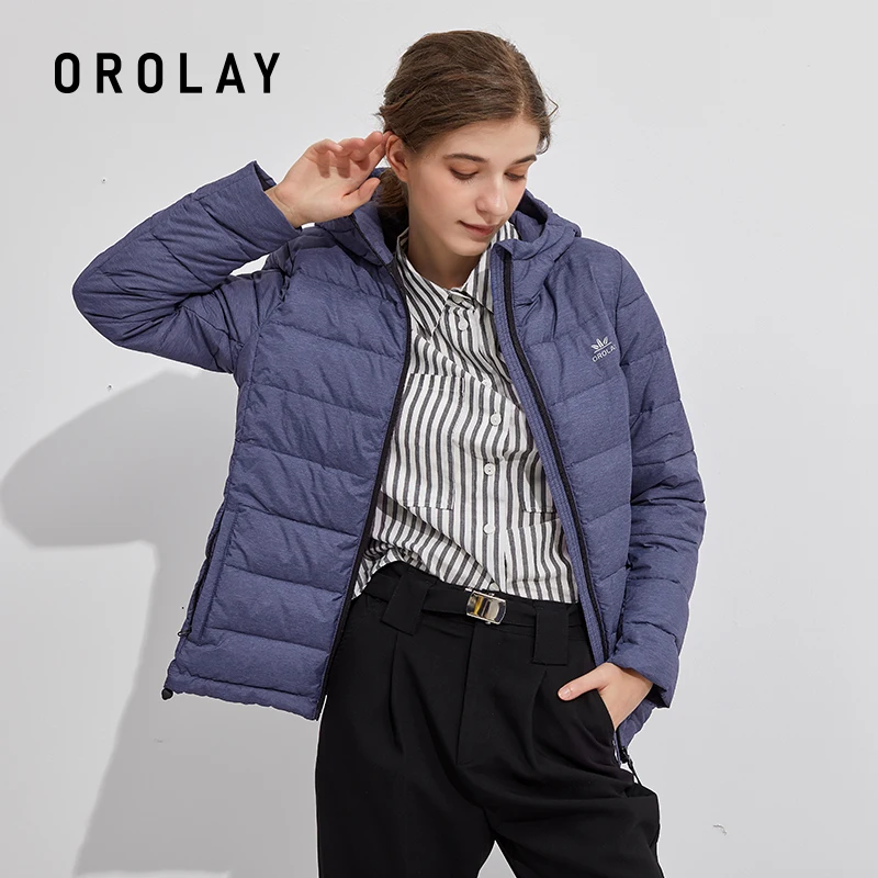Orolay Women's Light Hooded Down Jacket Bubble Coat Packable Quilted Puffer Jacket
Orolay Women's Light Hooded Down Jacket Bubble Coat Packable Quilted Puffer Jacket