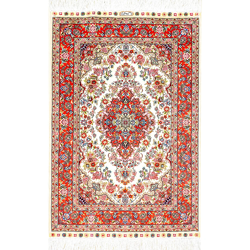 61x91 см персидский шелковый ковер, красный изысканный турецкий ковер ручной работы с узорами (TJ863A)
61x91 см персидский шелковый ковер, красный изысканный турецкий ковер ручной работы с узорами (TJ863A)