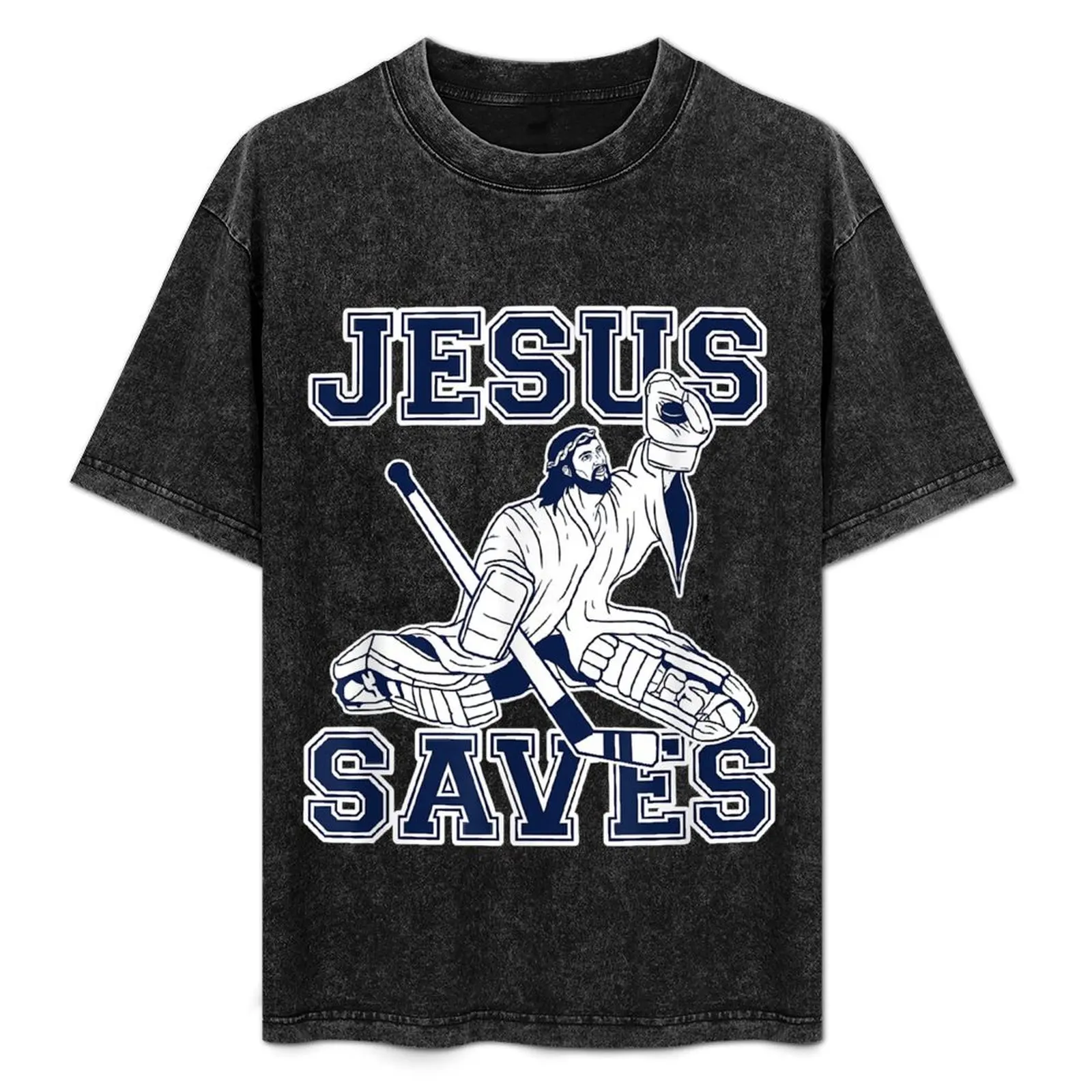 Funny Hockey Shir - Jesus Saves Shir - Goalie Shir T-Shirt Non-Shrink Basic Cotton T-Shirt
Funny Hockey Shir - Jesus Saves Shir - Goalie Shir T-Shirt Non-Shrink Basic Cotton T-Shirt