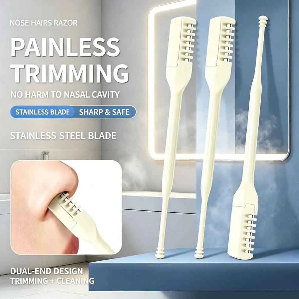 Newest Nasal Hair Cutter 1/2/3pcs For Women And Men Safe Portable Manual360 Degree Rotating Clippers Nose Hair Trimmer
Newest Nasal Hair Cutter 1/2/3pcs For Women And Men Safe Portable Manual360 Degree Rotating Clippers Nose Hair Trimmer