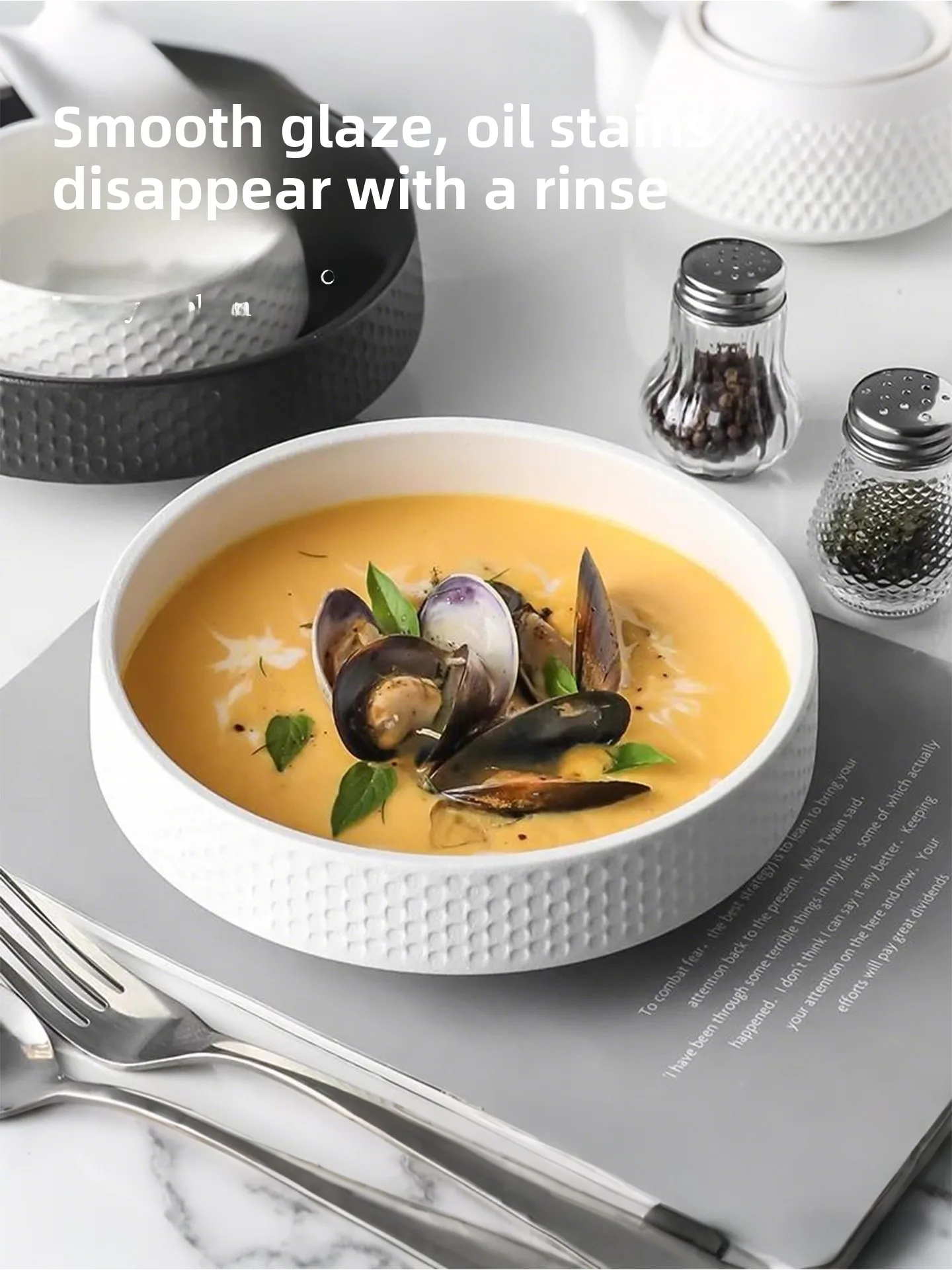 Large Capacity Ceramic Soup Bowl Japanese Style Dining Utensils Egg Soup Bowl Home Use 2026 New Model Advanced Feeling
Large Capacity Ceramic Soup Bowl Japanese Style Dining Utensils Egg Soup Bowl Home Use 2026 New Model Advanced Feeling