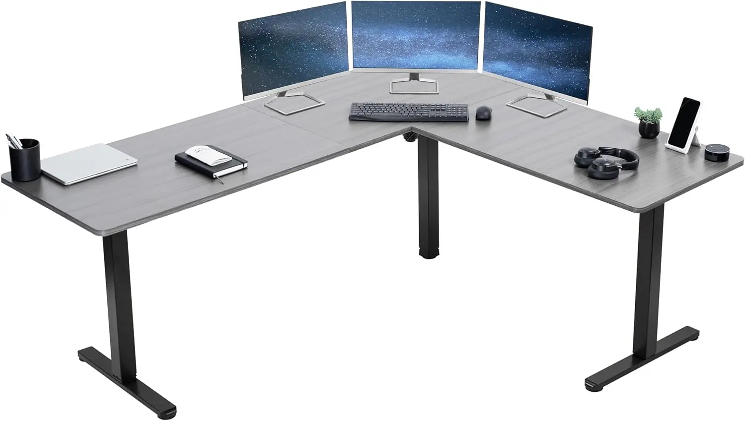 Corner Standing Desk, 75 x 63 inch Reversible L-Shaped Workstation, Electric Height Adjustment, Home, Office, and Reception Roo
Corner Standing Desk, 75 x 63 inch Reversible L-Shaped Workstation, Electric Height Adjustment, Home, Office, and Reception Roo