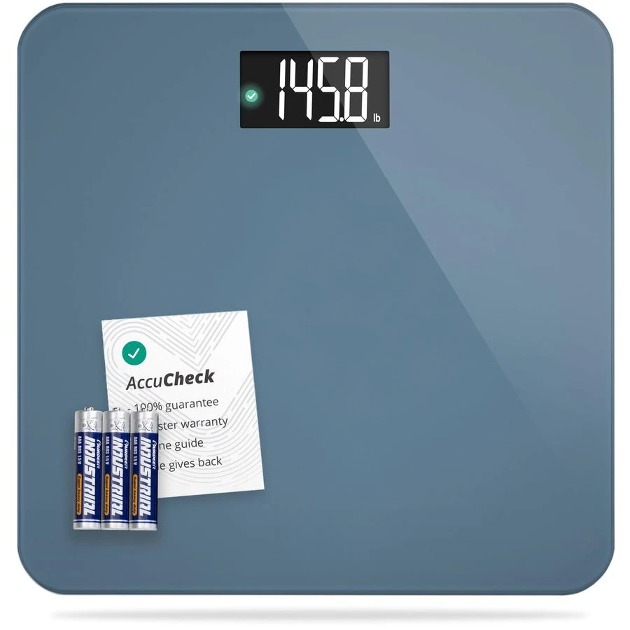 AccuCheck Body Weight Scale High Accuracy Digital Bathroom Scale Backlit Display 200kg
AccuCheck Body Weight Scale High Accuracy Digital Bathroom Scale Backlit Display 200kg