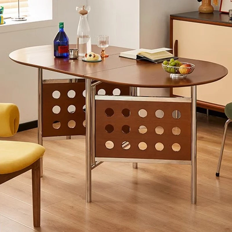 Nordic solid wood dining table, medieval retro style household small apartment stackable table, wabi-sabi wind rust
Nordic solid wood dining table, medieval retro style household small apartment stackable table, wabi-sabi wind rust