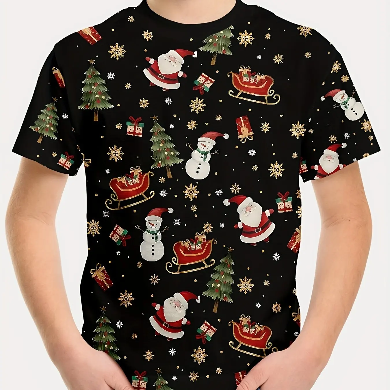 Children's Clothing Boys Tshirt Short Sleeve 3D Christmas Print Kids Summer Clothes Casual Stylish Round Neck Girl Clothes Tops
Children's Clothing Boys Tshirt Short Sleeve 3D Christmas Print Kids Summer Clothes Casual Stylish Round Neck Girl Clothes Tops