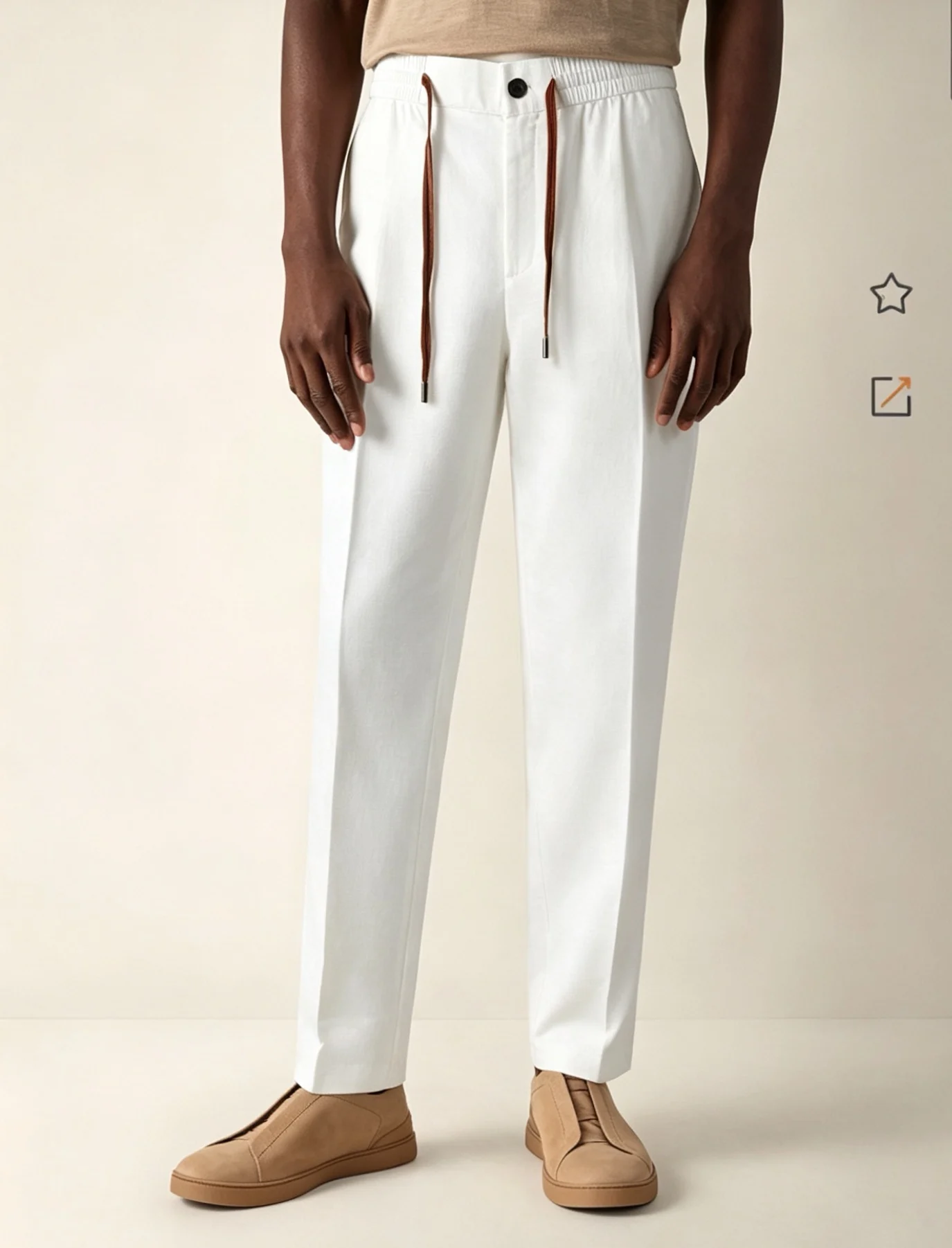 Italian Style Men's Summer Linen Blend Comfortable Breathable Drapey Straight Leg Single Pleat Casual Pants mid Waist Zipper
Italian Style Men's Summer Linen Blend Comfortable Breathable Drapey Straight Leg Single Pleat Casual Pants mid Waist Zipper