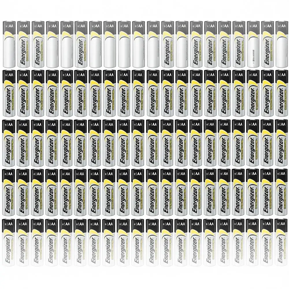 100 штук щелочных батареек AA EN91, 1.5V, LR06
100 штук щелочных батареек AA EN91, 1.5V, LR06