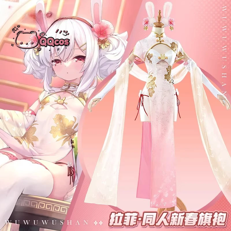 Game Cosplay Series: Azur Lane Laffey Cosplay OC cheongsam Costume Full Set with Rabbit Ears Props sexy QQcos
Game Cosplay Series: Azur Lane Laffey Cosplay OC cheongsam Costume Full Set with Rabbit Ears Props sexy QQcos