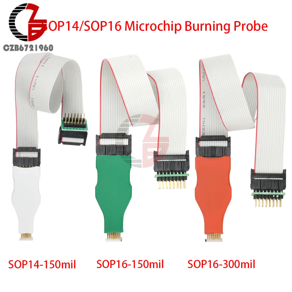 SOP14/SOP16 Микрочип Пружинная игла для сжигания, сжигание, считывание/запись, тестовый зонд, кабель не требующего удаления, загрузка, кабельный программатор
SOP14/SOP16 Микрочип Пружинная игла для сжигания, сжигание, считывание/запись, тестовый зонд, кабель не требующего удаления, загрузка, кабельный программатор