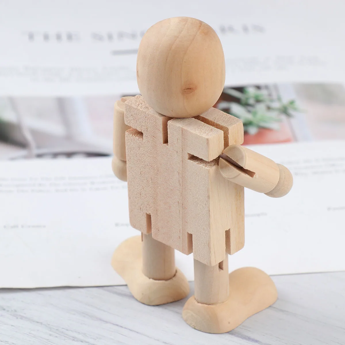5 Pcs Wooden Robot DIY Unfinished Educational Craft Toys Kids Painted Movable Joints Peg Hardwood Smooth Ideal Gift
5 Pcs Wooden Robot DIY Unfinished Educational Craft Toys Kids Painted Movable Joints Peg Hardwood Smooth Ideal Gift