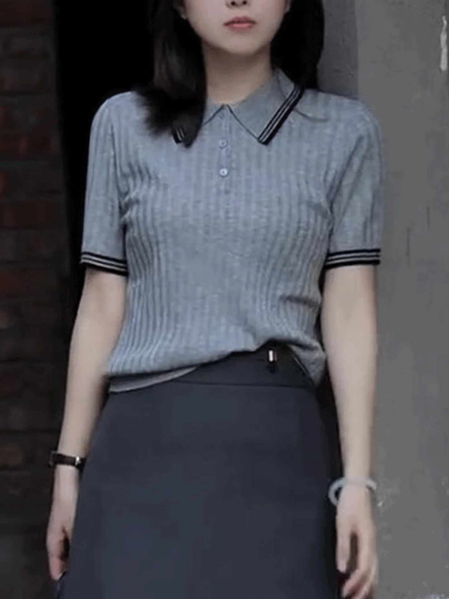 Slimming Effect Knitted Ne ort Sve Top for Women Summer 2025 Sli Versatile Korean Sle Commute Faion
Slimming Effect Knitted Ne ort Sve Top for Women Summer 2025 Sli Versatile Korean Sle Commute Faion