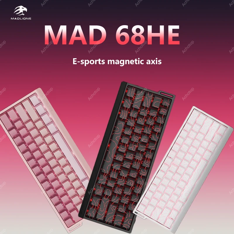 MAD60 MAD68 series Magnetic Switch Mechanical Keyboard Wired Madlions 60/68 Gaming Keyboards Rapid Trigger Rgb Custom Keyboard
MAD60 MAD68 series Magnetic Switch Mechanical Keyboard Wired Madlions 60/68 Gaming Keyboards Rapid Trigger Rgb Custom Keyboard