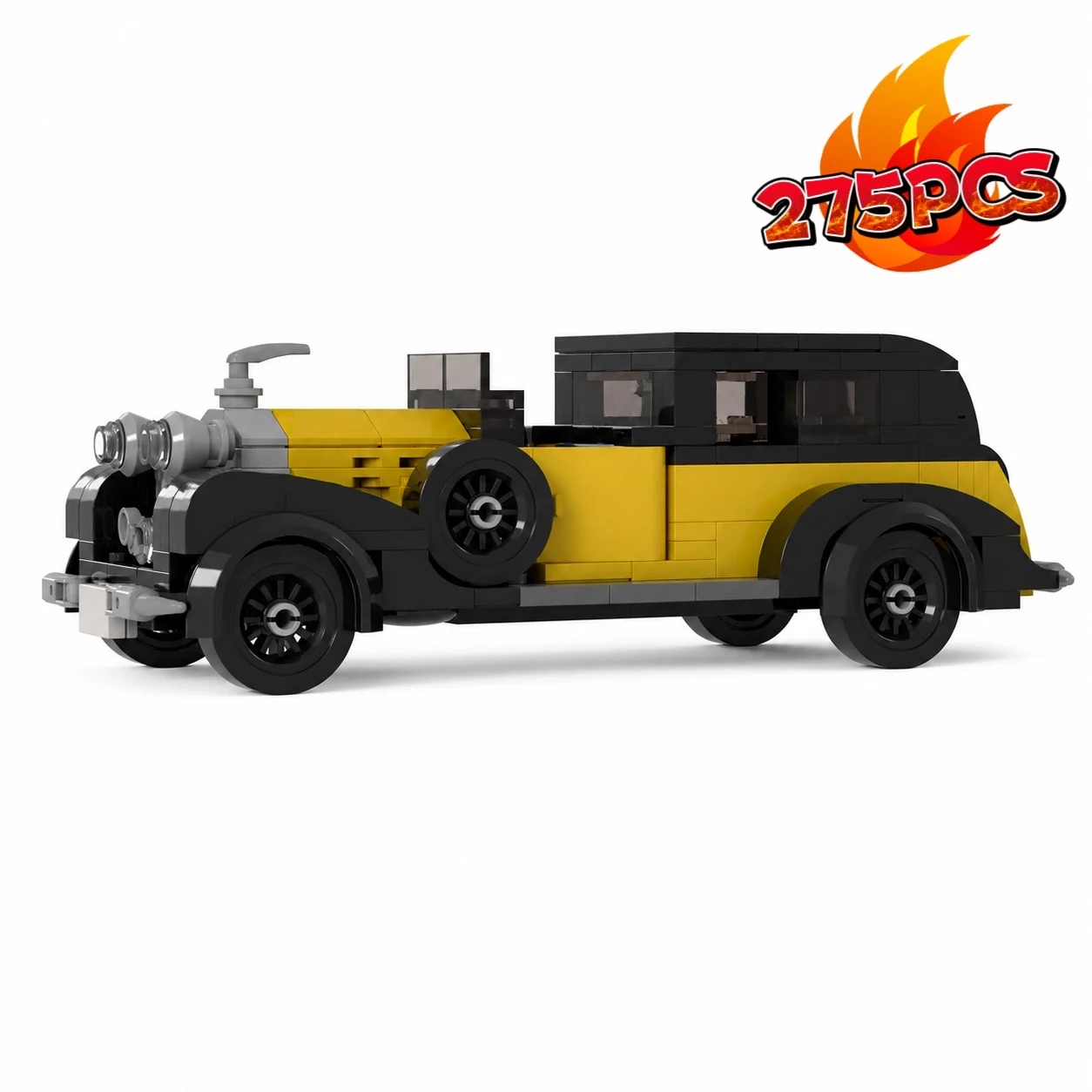 1937 Vintage Two-tone Sedan Building Block Model, 275 Pieces, Creative Birthday & Christmas Gift for Boys, Item No.200667
1937 Vintage Two-tone Sedan Building Block Model, 275 Pieces, Creative Birthday & Christmas Gift for Boys, Item No.200667