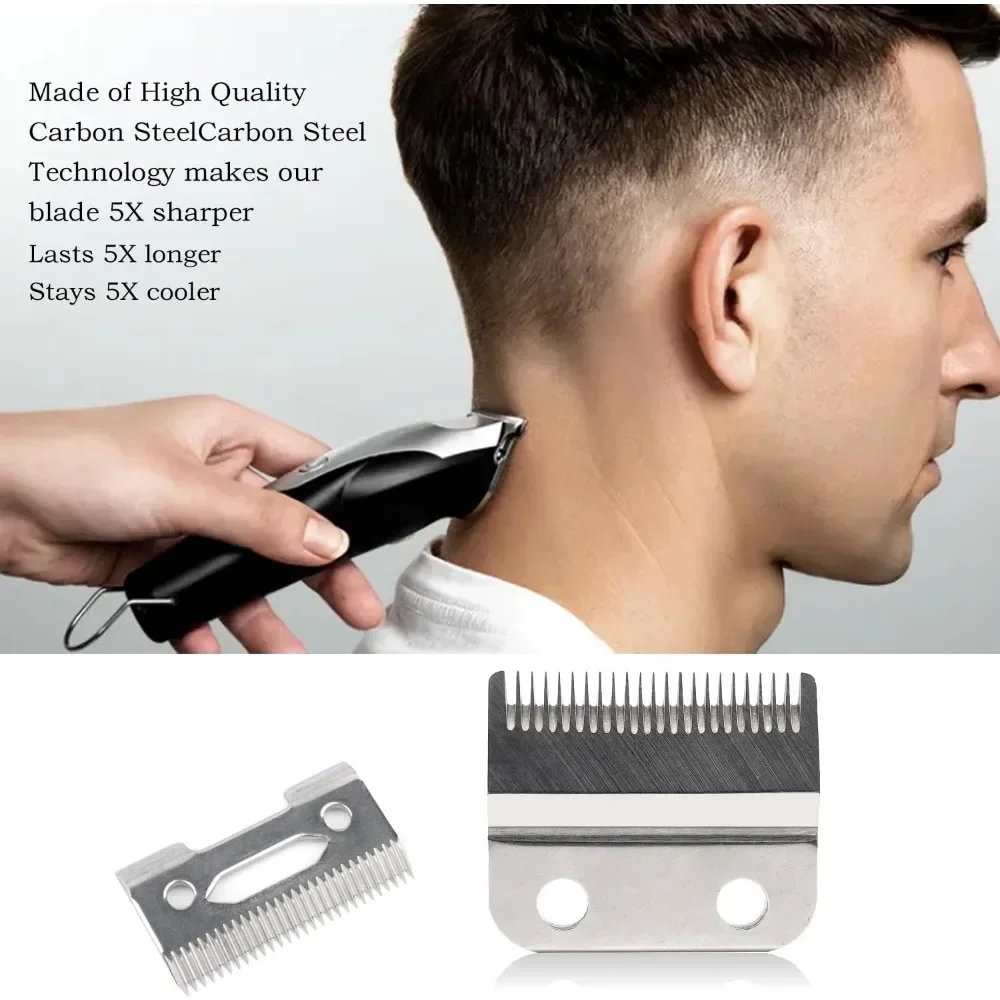 Hair Clipper Blades 2 Sets Hair Clipper Replacement Blade Adjustable Compatible with Wahl 8148, 1006
Hair Clipper Blades 2 Sets Hair Clipper Replacement Blade Adjustable Compatible with Wahl 8148, 1006