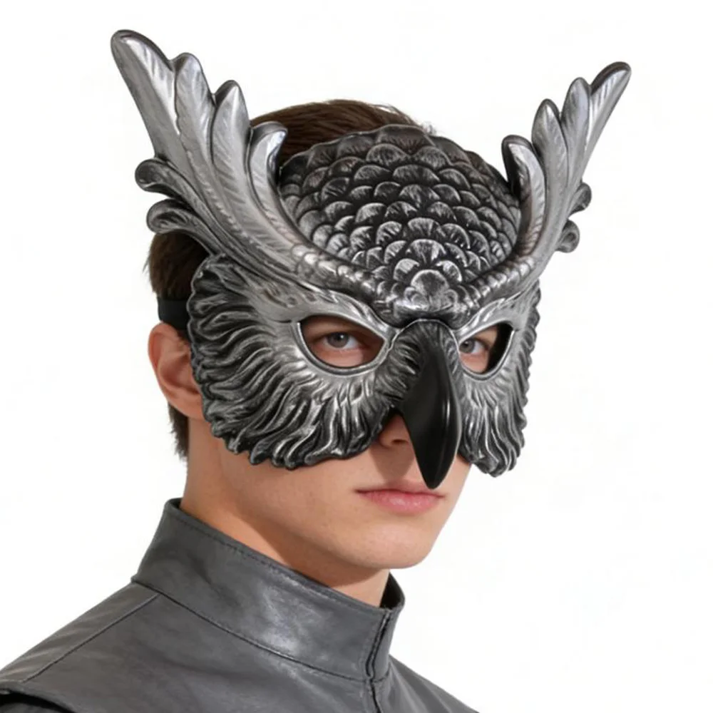 Animal Owl Half Face Mask Cosplay Bird Beak Eagle Masks Carnival Dress Up Purim Halloween Party Costume Props High Quality
Animal Owl Half Face Mask Cosplay Bird Beak Eagle Masks Carnival Dress Up Purim Halloween Party Costume Props High Quality