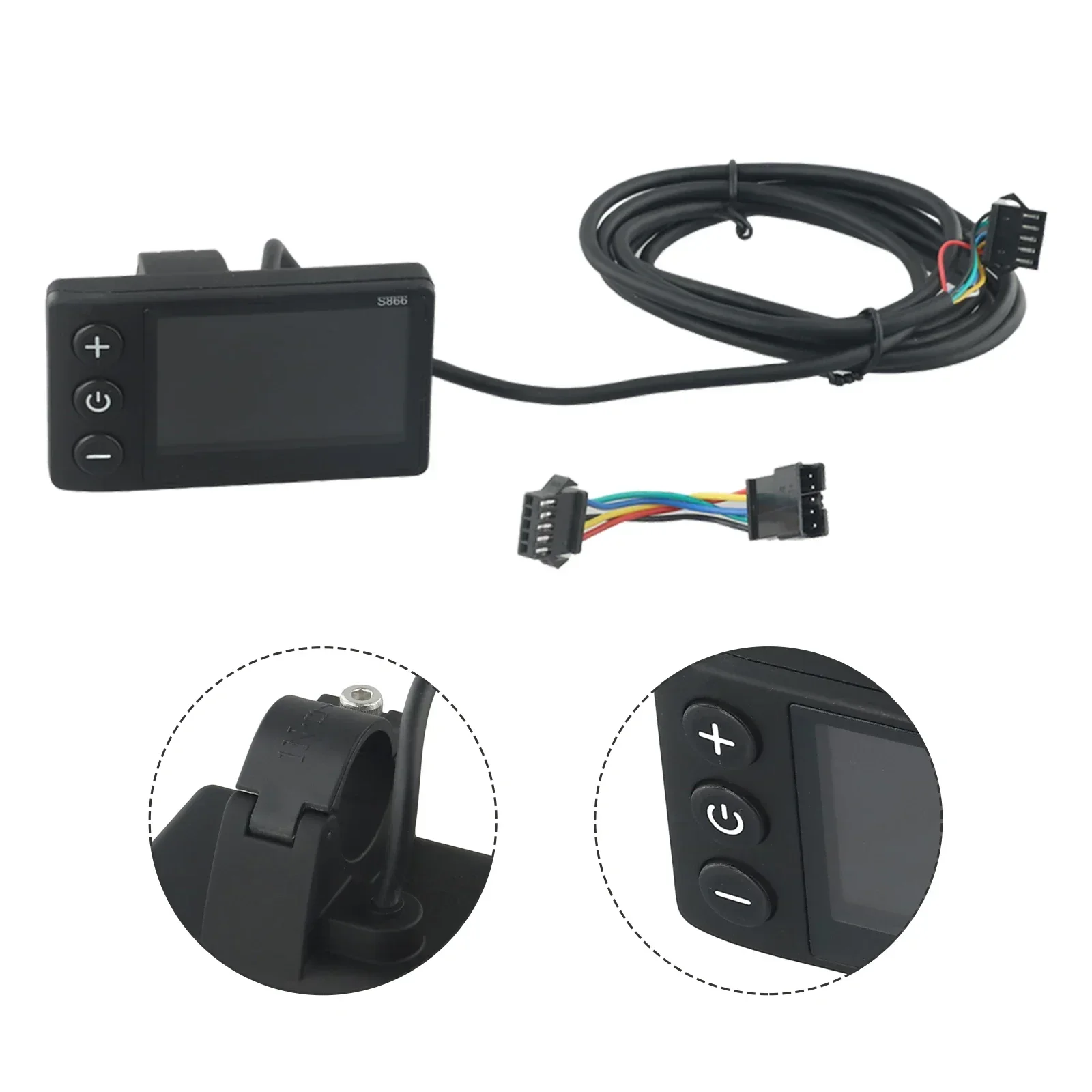 Electric Bike Display 24V/36V/48V Electric Bicycle Colorful S866 LCD Screen Meter Display SM Ebike Modification Parts
Electric Bike Display 24V/36V/48V Electric Bicycle Colorful S866 LCD Screen Meter Display SM Ebike Modification Parts