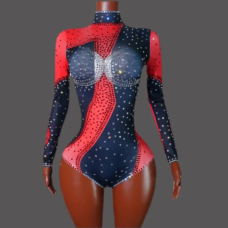 Ladies Rhinestone Sexy Stretch Jumpsuit A Costume For Celebrating Birthdays Night Parties Bars Nightclubs And Stage Performances
Ladies Rhinestone Sexy Stretch Jumpsuit A Costume For Celebrating Birthdays Night Parties Bars Nightclubs And Stage Performances