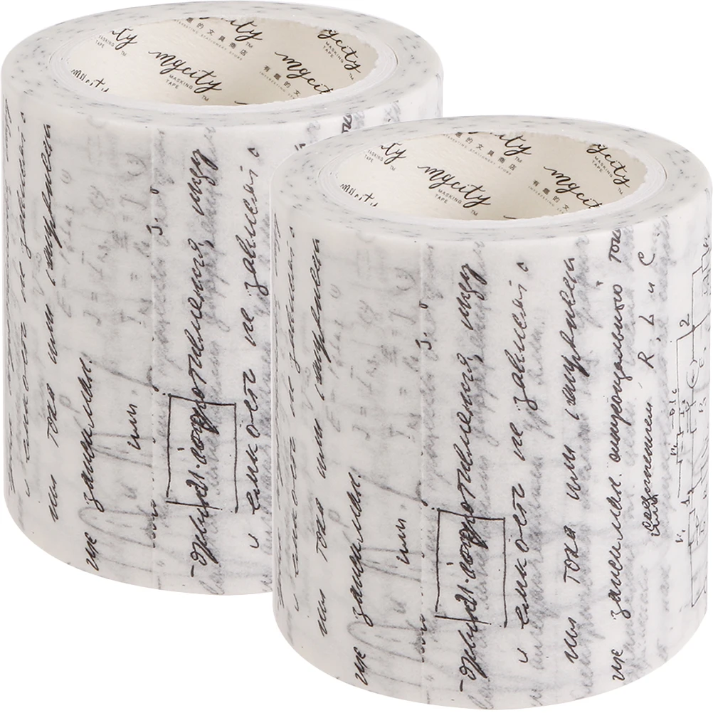 2pcs 2 Rolls Gothic Washi Tape Retro Decorative Paper Tapes for DIY Scrapbook Gift Wrapping Craft Adhesive Sticker Set
2pcs 2 Rolls Gothic Washi Tape Retro Decorative Paper Tapes for DIY Scrapbook Gift Wrapping Craft Adhesive Sticker Set