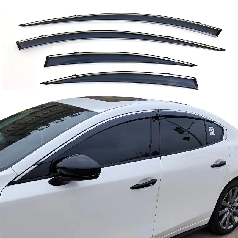 For Mazda 3 Sedan 2019--2024 Window Visors Car Rain Guards Wind Deflectors Sun Vent Shade Auto Exterior Accessories
For Mazda 3 Sedan 2019--2024 Window Visors Car Rain Guards Wind Deflectors Sun Vent Shade Auto Exterior Accessories