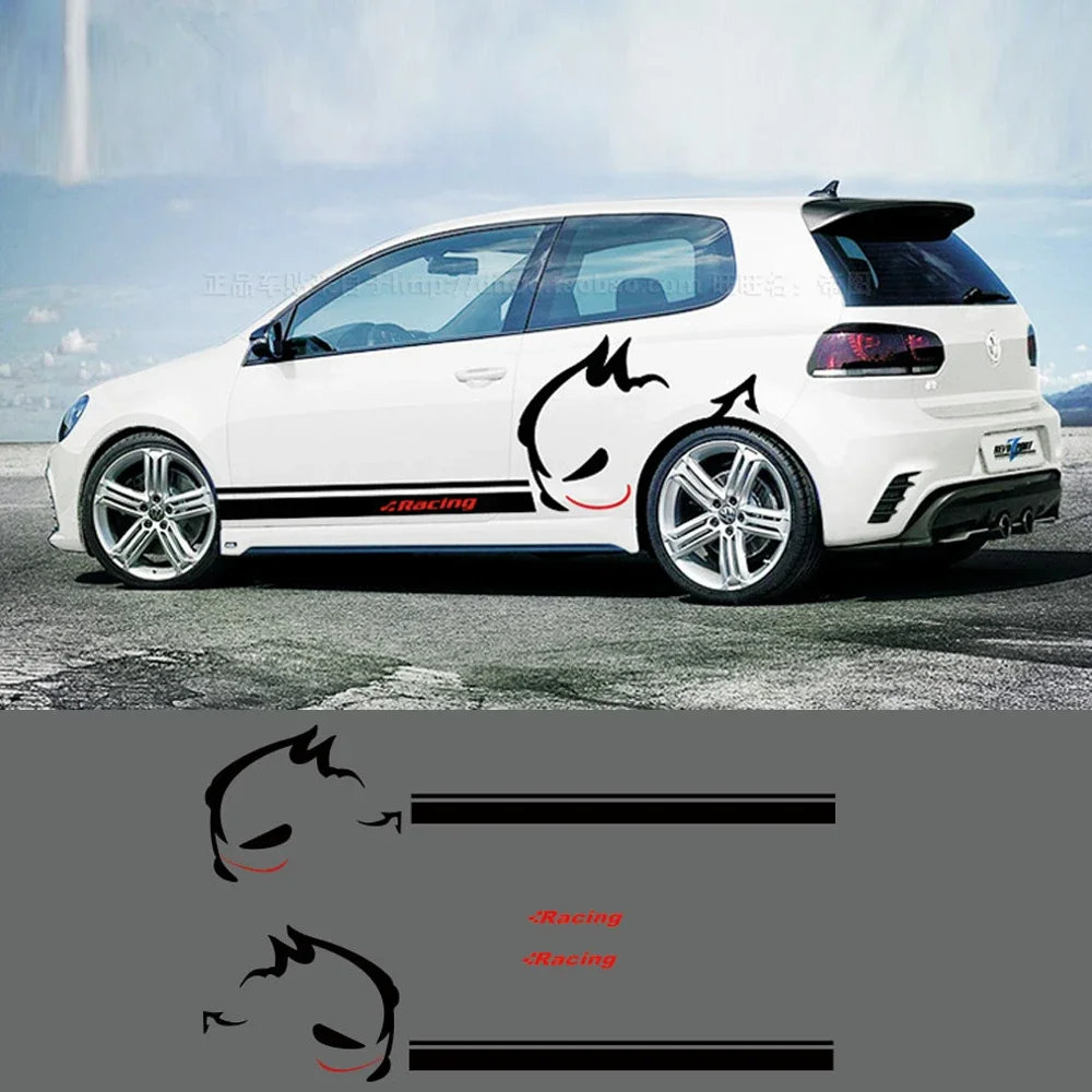 Auto Body Belt Side Line Evil Rabbit Racing Sticker And Decals Car Styling Accessories For VW Volkswagen Golf 5 6 POLO Scirocco
Auto Body Belt Side Line Evil Rabbit Racing Sticker And Decals Car Styling Accessories For VW Volkswagen Golf 5 6 POLO Scirocco
