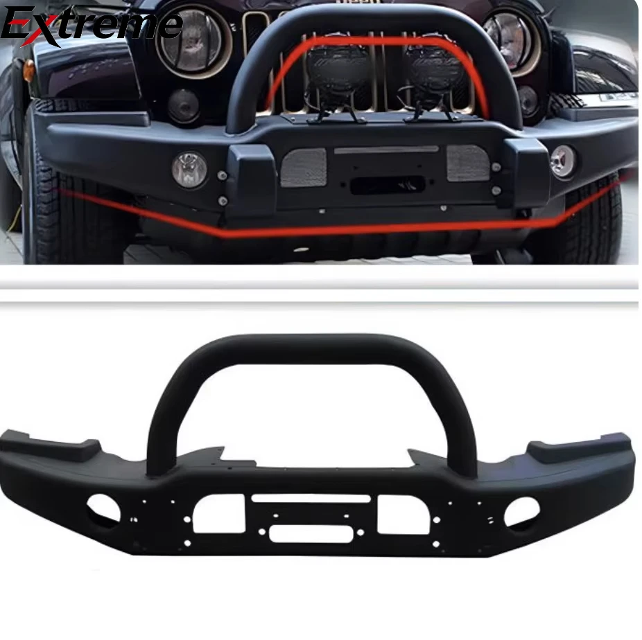 Car Bumper 07-18 JK/18-21 JL for Jeep Wrangler with 20-21 JT for Gladiator Mid-Width for Guardian Front Bumper
Car Bumper 07-18 JK/18-21 JL for Jeep Wrangler with 20-21 JT for Gladiator Mid-Width for Guardian Front Bumper