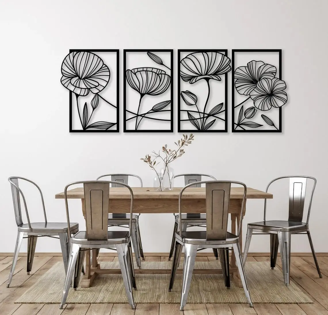 metal iron CIFBUY 4pcs Metal Flower Home Decoration, Flower Abstract Wall Hanging Sculpture Minimalist Wall Decoration, Home Wal
metal iron CIFBUY 4pcs Metal Flower Home Decoration, Flower Abstract Wall Hanging Sculpture Minimalist Wall Decoration, Home Wal
