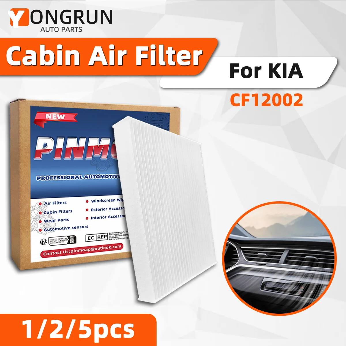 YONGRUN Activated Carbon Cabin Filter Is Suitable For KIA Soul/Soul EV High-Quality Automotive Filter Element Filter 97133-B2000
YONGRUN Activated Carbon Cabin Filter Is Suitable For KIA Soul/Soul EV High-Quality Automotive Filter Element Filter 97133-B2000