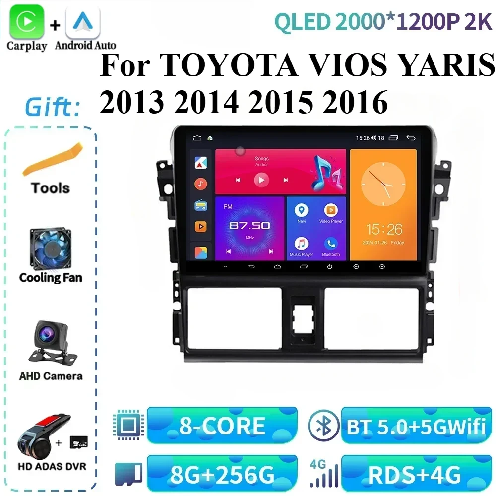 For TOYOTA VIOS YARIS 2013 2014 2015 2016 Car Radio Multimedia Video Player Navigation Car 4G GPS Touch Screen Stereo Android 14
For TOYOTA VIOS YARIS 2013 2014 2015 2016 Car Radio Multimedia Video Player Navigation Car 4G GPS Touch Screen Stereo Android 14