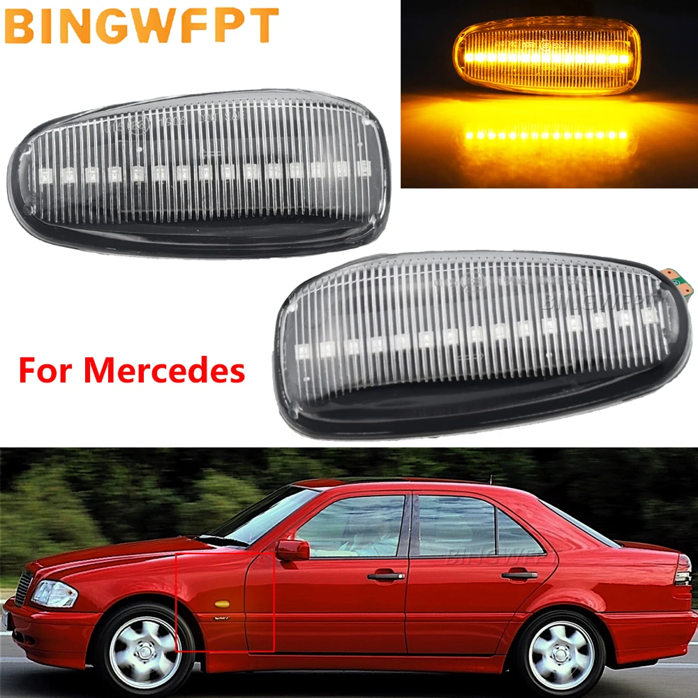 For Mercedes benz Sprinter W901 902 903 904 905 W210 S210 W A C 208 W414 W670 2x LED Side Marker lamp Turn signal Repeater light
For Mercedes benz Sprinter W901 902 903 904 905 W210 S210 W A C 208 W414 W670 2x LED Side Marker lamp Turn signal Repeater light