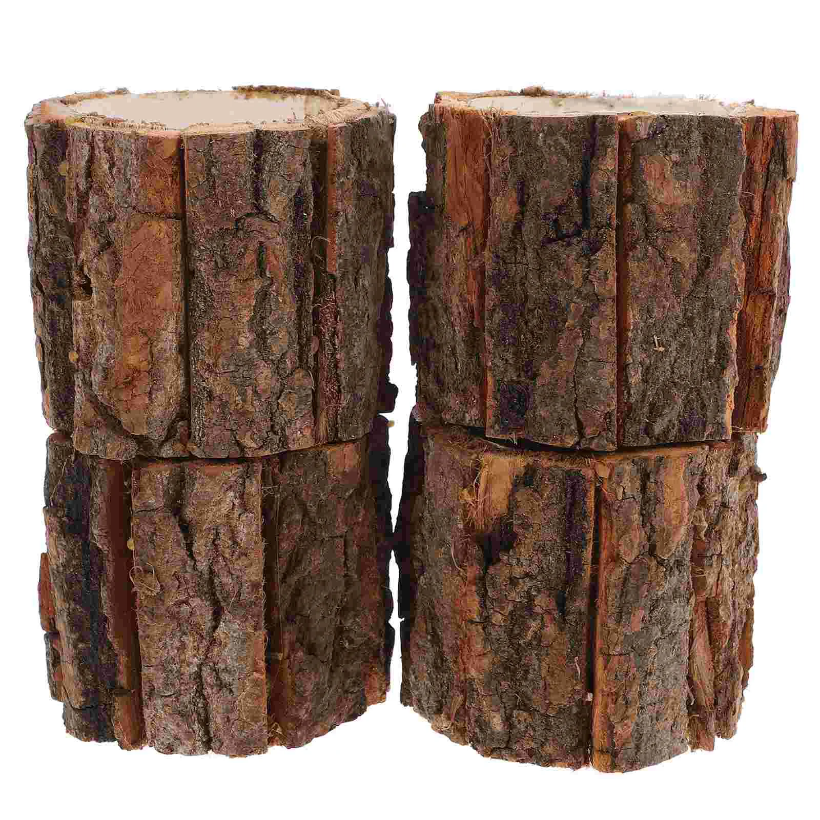 4 Pcs Pastoral Style Waterproof Bark Flower Bucket Arrangement Box Pot 4pcs (small Size 9cm*8cm) Home Decor Planters Decorate
4 Pcs Pastoral Style Waterproof Bark Flower Bucket Arrangement Box Pot 4pcs (small Size 9cm*8cm) Home Decor Planters Decorate