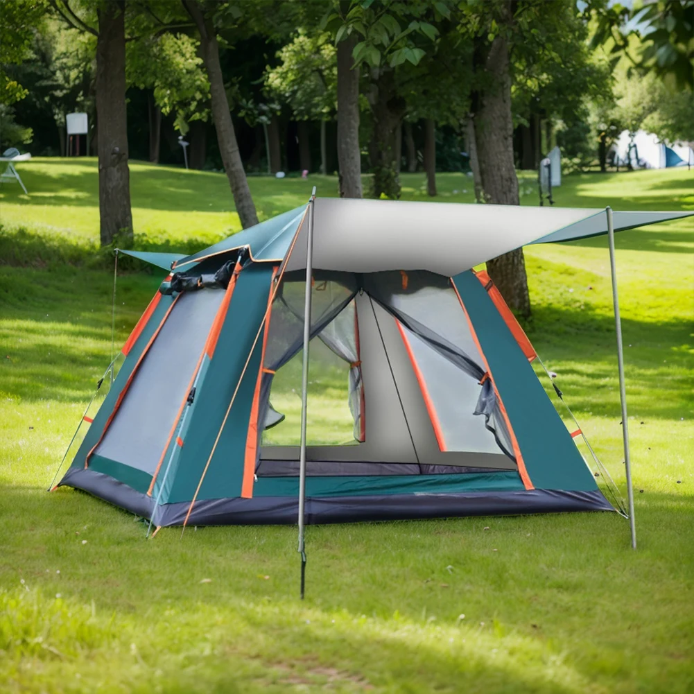 Portable Outdoor With Top Cover Windows Tent Fully Automatic Quick Opening Tent 4-6/3-4 Person Self Driving Camp Tent Rain Proof
Portable Outdoor With Top Cover Windows Tent Fully Automatic Quick Opening Tent 4-6/3-4 Person Self Driving Camp Tent Rain Proof