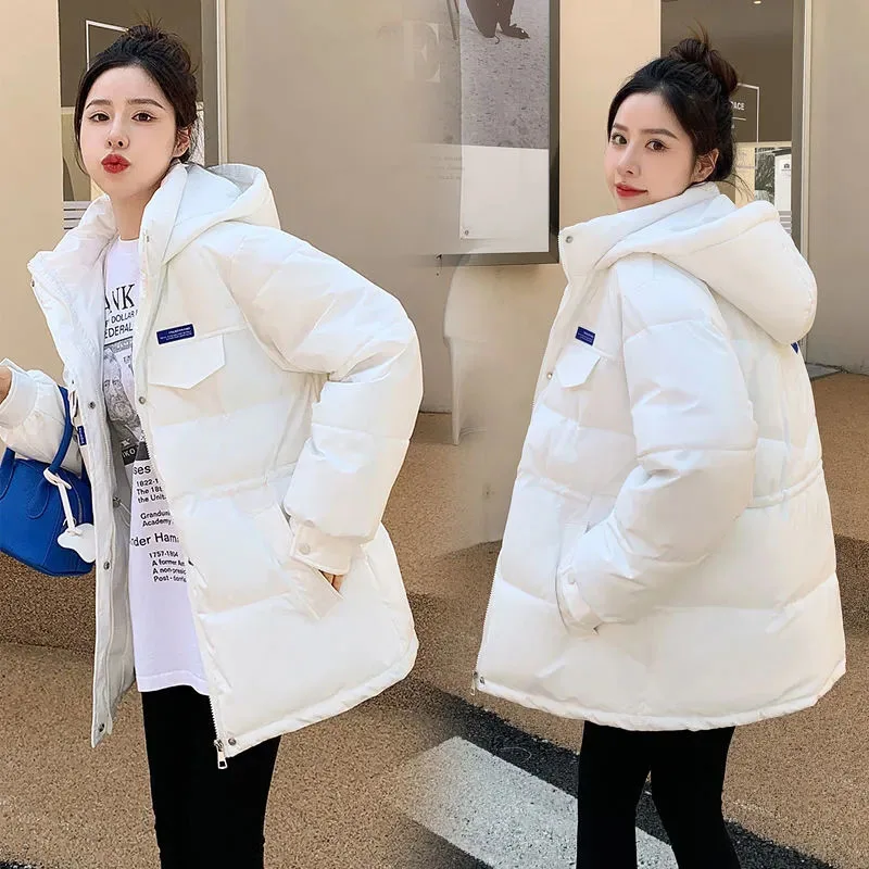 New Women's Quilted Jacket Winter Warm Down Cotton Jacket Long Hooded Parka Outerwear Female Korean Casual Cold Cotton Clothing
New Women's Quilted Jacket Winter Warm Down Cotton Jacket Long Hooded Parka Outerwear Female Korean Casual Cold Cotton Clothing