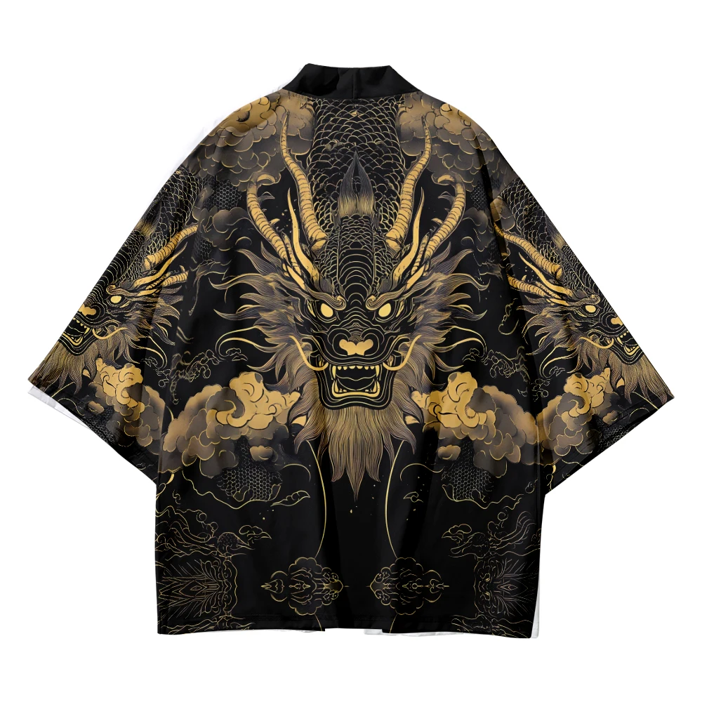 Oriental Dragon Kimono Jacket Women's Traditional Japanese Haori Cardigan Lightweight Loungewear Yoga Robe
Oriental Dragon Kimono Jacket Women's Traditional Japanese Haori Cardigan Lightweight Loungewear Yoga Robe