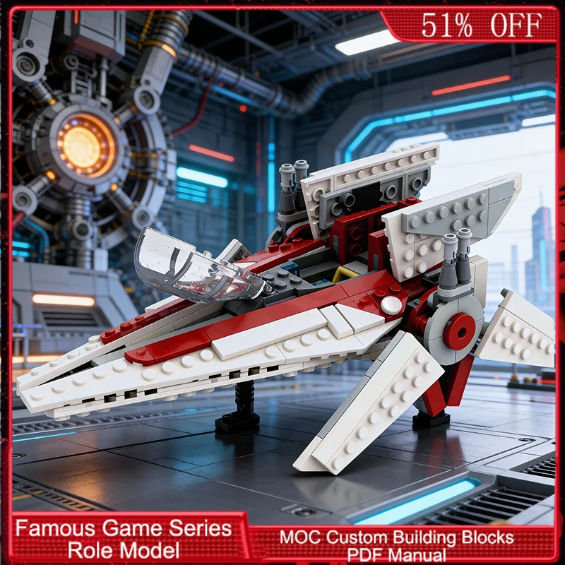 410 PCS Warplane V-Wingfighter MOC Customize Modular Building Block Popular Simple Creative Design DIY Boys Toy Christmas Gift
410 PCS Warplane V-Wingfighter MOC Customize Modular Building Block Popular Simple Creative Design DIY Boys Toy Christmas Gift