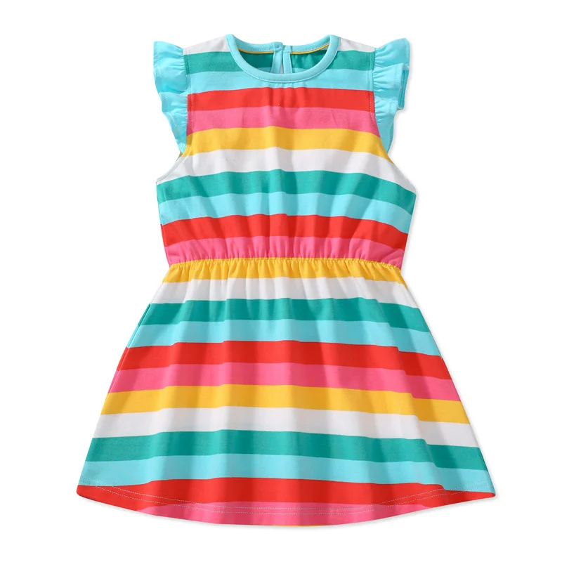 Jumping Meters 2-7 Years Summer Stried Princess Baby Girls Dresses Print Party Birthday Kids Sleeveless Frocks
Jumping Meters 2-7 Years Summer Stried Princess Baby Girls Dresses Print Party Birthday Kids Sleeveless Frocks