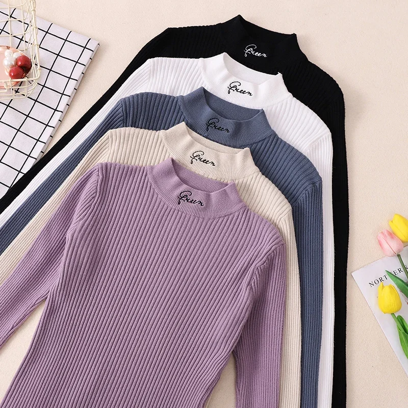Turtleneck Thick Warm Women Autumn Winter Pullover Sweater High Elasticity Knitted Soft Jumper Long Sleeves Sweater Femme Top
Turtleneck Thick Warm Women Autumn Winter Pullover Sweater High Elasticity Knitted Soft Jumper Long Sleeves Sweater Femme Top