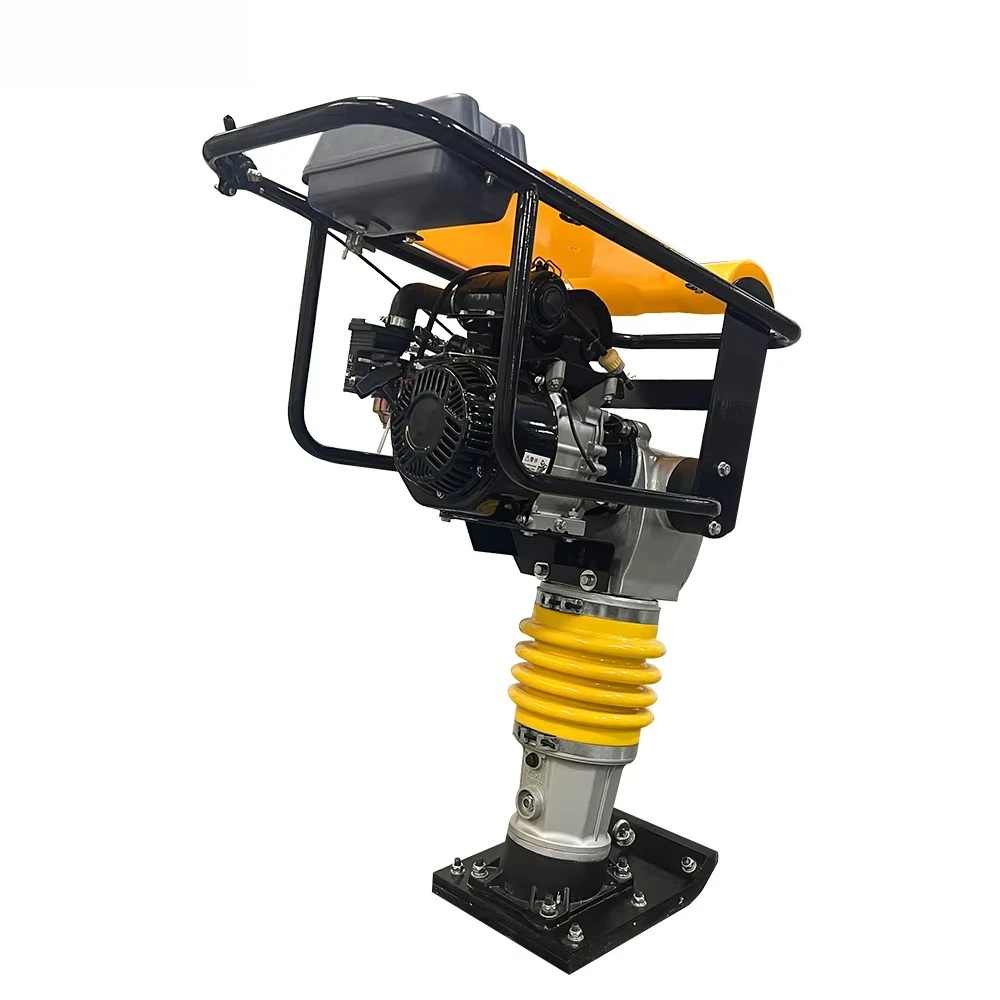Factory Supply Fuel Engine 5.5hp Power Soil Impact Tamping Rammer Compactor
Factory Supply Fuel Engine 5.5hp Power Soil Impact Tamping Rammer Compactor