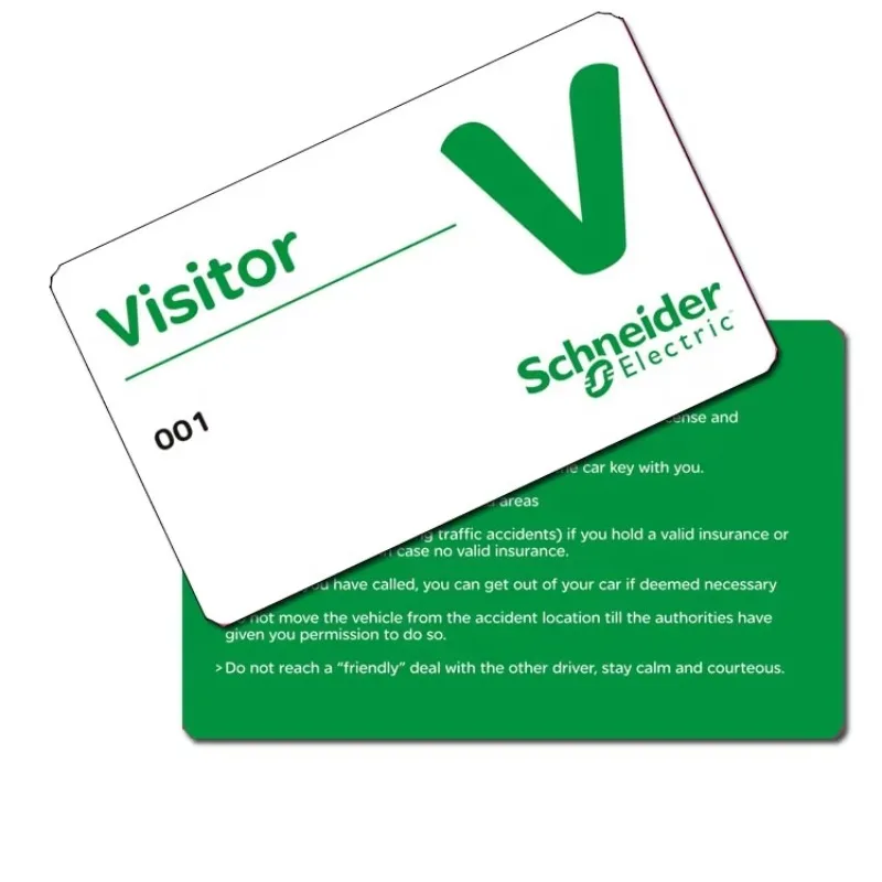 CT-121 Customized Printing Visitor Card