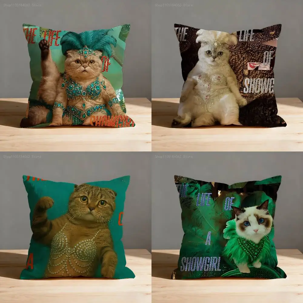 L-Life of a S-Showgirl Cat Meme Pillow Case For Sofa Decor Car Office Room Printing Cushion Cover Decorations and Protector
L-Life of a S-Showgirl Cat Meme Pillow Case For Sofa Decor Car Office Room Printing Cushion Cover Decorations and Protector