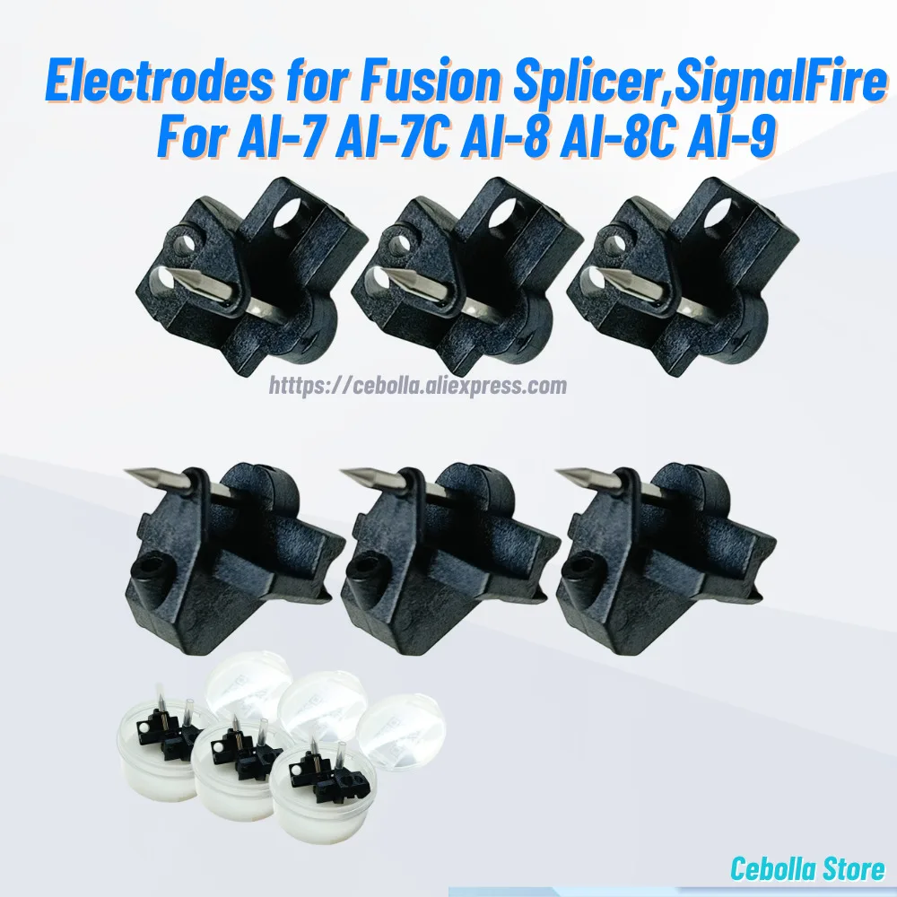 Fiber Fusion Splicer Splicing Machine electrode Signalfire For AI-7 AI-7C AI-8 AI-8C AI-9 Electrodes
Fiber Fusion Splicer Splicing Machine electrode Signalfire For AI-7 AI-7C AI-8 AI-8C AI-9 Electrodes