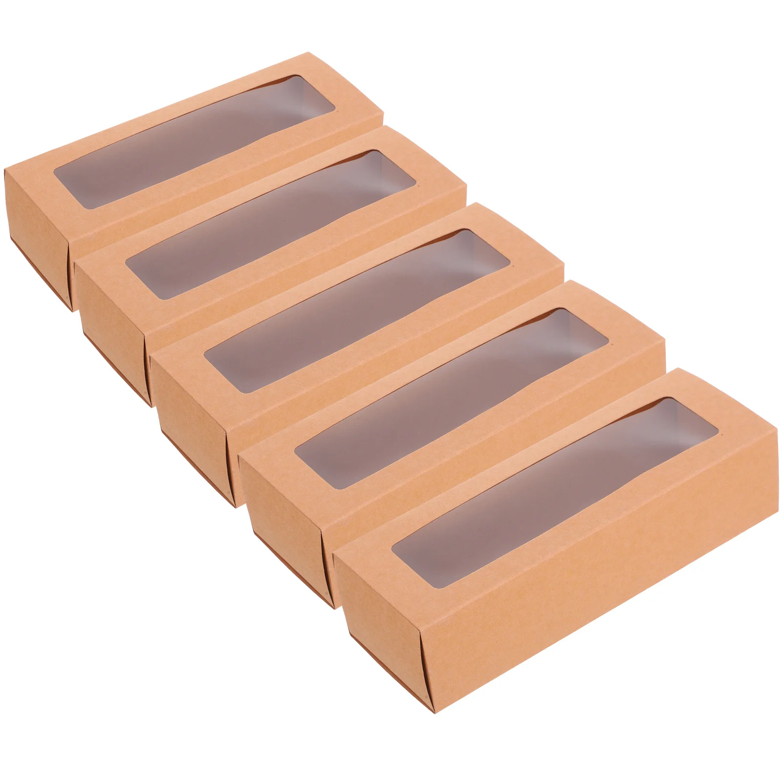 10pcs Kraft Paper Dessert Boxes Transparent Window Drawer for Cookies Macarons Pastry Treat Sandwich Biscuit Cake Truffle
10pcs Kraft Paper Dessert Boxes Transparent Window Drawer for Cookies Macarons Pastry Treat Sandwich Biscuit Cake Truffle