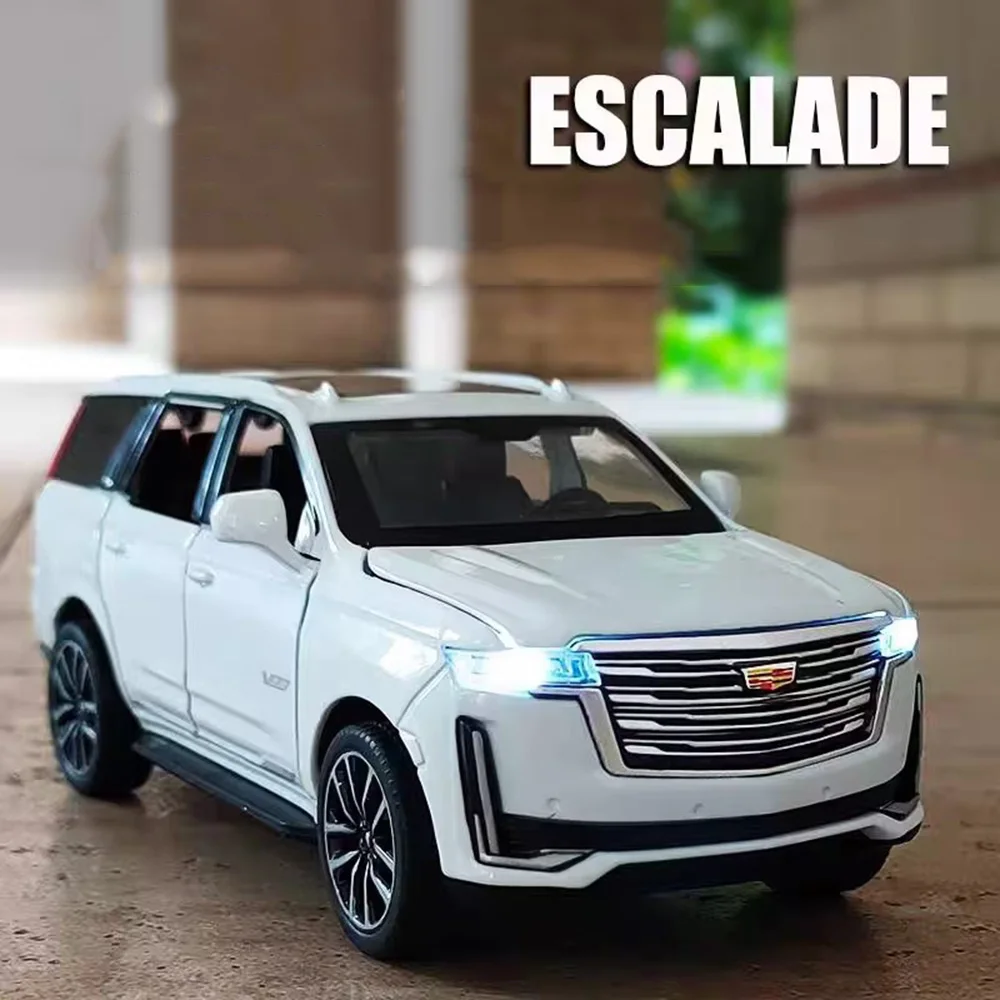 1:32 Scale Escalade 600 Alloy Car Models Toy Metal Diecasts Off-Road Vehicles with Sound Light SUV Car Toys for Children Gifts
1:32 Scale Escalade 600 Alloy Car Models Toy Metal Diecasts Off-Road Vehicles with Sound Light SUV Car Toys for Children Gifts