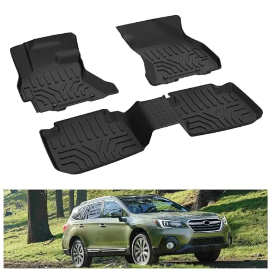 Floor Mats for 2015-2019 Subaru Outback/Legacy Custom Fit All Weather Car Mats Heavy Duty TPE Floor Liners Front Rear 2 Row Bla
Floor Mats for 2015-2019 Subaru Outback/Legacy Custom Fit All Weather Car Mats Heavy Duty TPE Floor Liners Front Rear 2 Row Bla