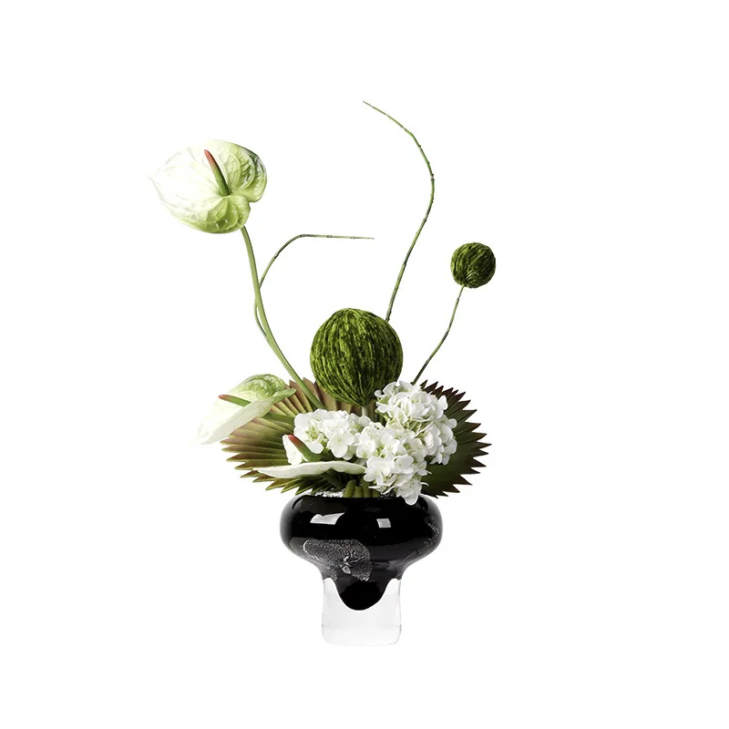 DSA black tall glass vase flower arrangement hotel clubhouse coffee table negotiation table small table flower ornament medieval
DSA black tall glass vase flower arrangement hotel clubhouse coffee table negotiation table small table flower ornament medieval