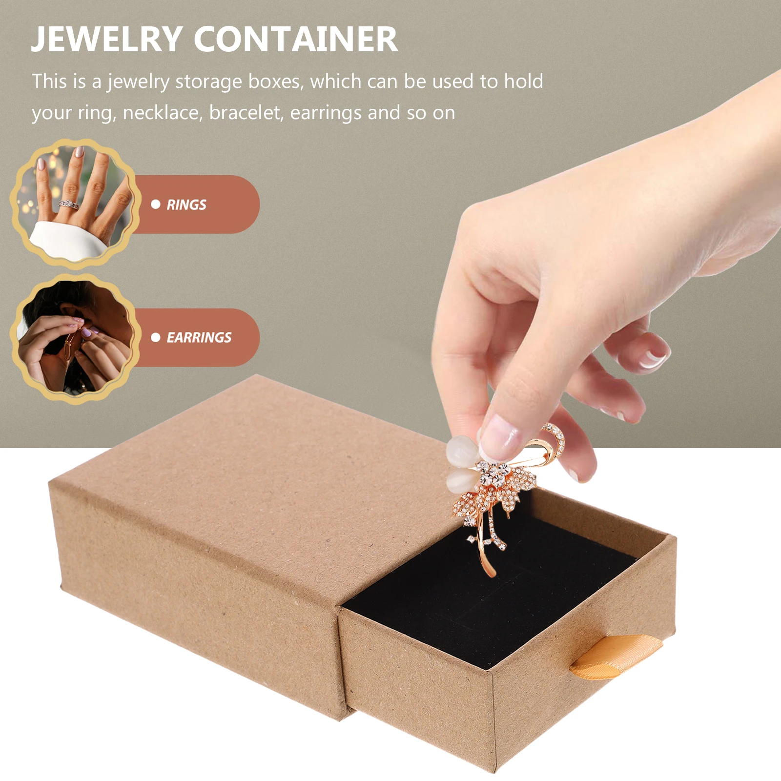 2Pcs 9x7x3cm Earstud Earrings Packaging Boxes Creative Kraft Paper Drawer Style Jewelry Gift Box For Bracelet Necklace Storage
2Pcs 9x7x3cm Earstud Earrings Packaging Boxes Creative Kraft Paper Drawer Style Jewelry Gift Box For Bracelet Necklace Storage