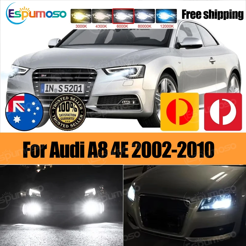 Car Headlight 2Pcs 6000K H7 LED Bulbs CSP Chip High Power 180W 360 Degree Led Headlamp For Audi A8 4E 2002-2010
Car Headlight 2Pcs 6000K H7 LED Bulbs CSP Chip High Power 180W 360 Degree Led Headlamp For Audi A8 4E 2002-2010