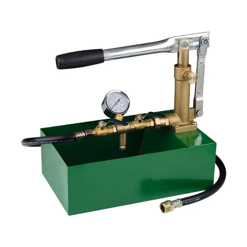 Manual Pressure Test Pump 5MPa Stainless Steel Tank Brass Pump Head Dual Ball Valve For PPR Pipe Plumbing Hydrostatic Tester
Manual Pressure Test Pump 5MPa Stainless Steel Tank Brass Pump Head Dual Ball Valve For PPR Pipe Plumbing Hydrostatic Tester