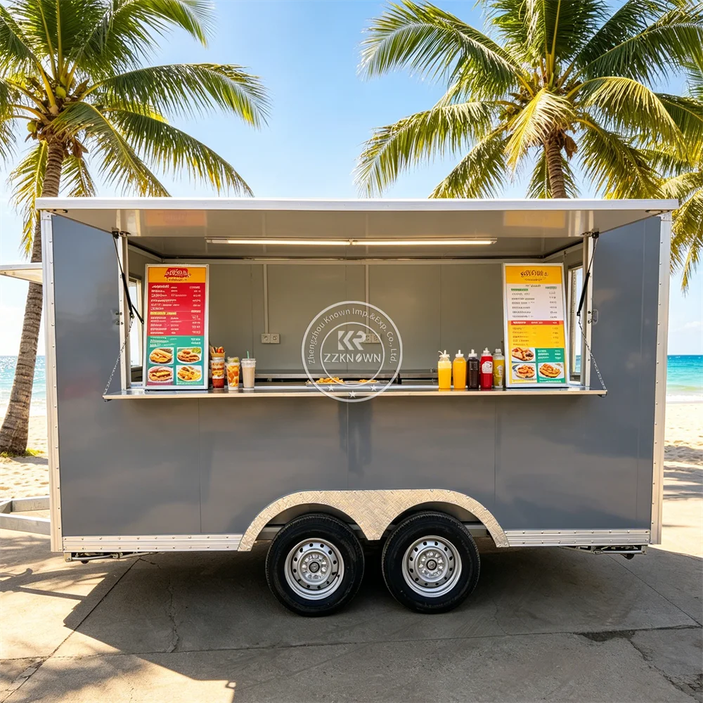 Street Food Trailer Commercial Kitchen Custom Concession Catering Trailer Hot Dog Fast Food Truck With Cooking Equipment
Street Food Trailer Commercial Kitchen Custom Concession Catering Trailer Hot Dog Fast Food Truck With Cooking Equipment